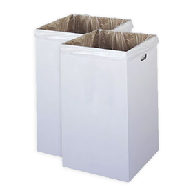 trash receptacles